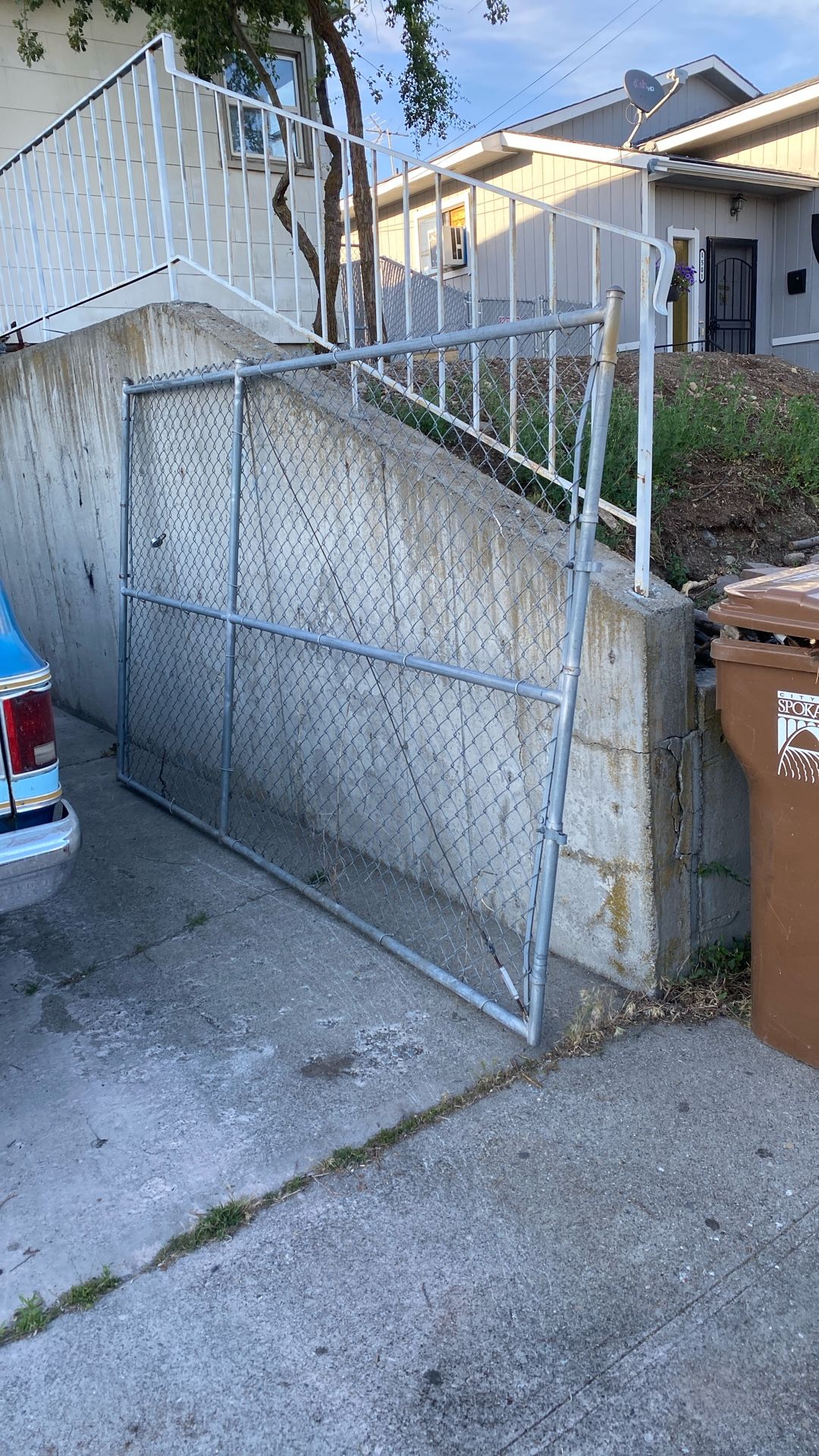 Chain Link Gate. 6ft By 10ft