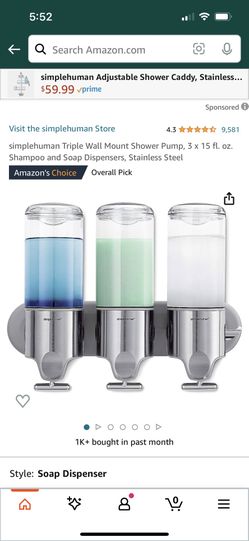 Bathroom Shower Pump Dispenser