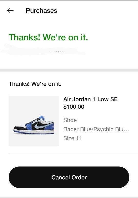 Jordan 1 Low Racer Blue Size 9.5 And 11