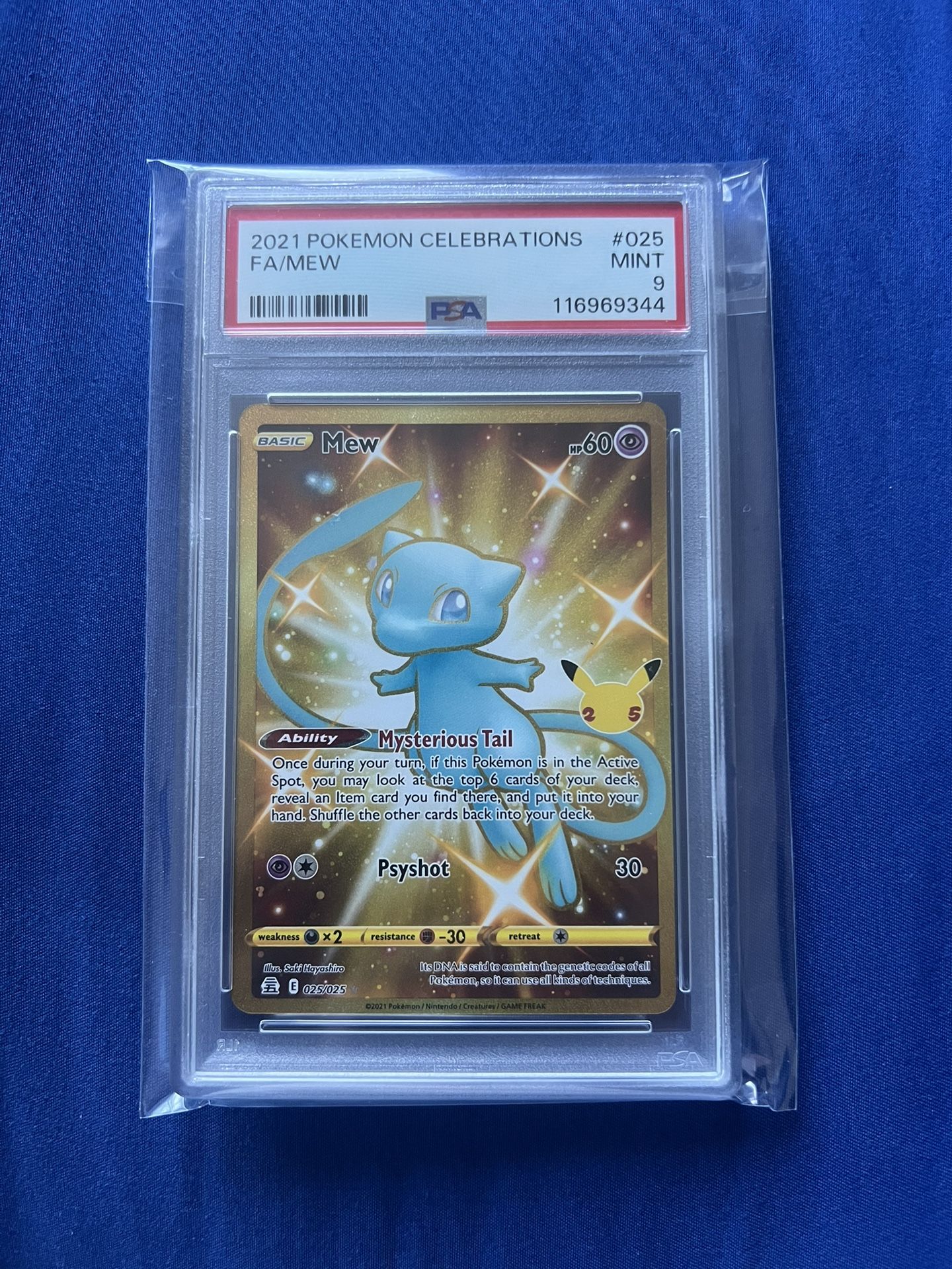 Mew 25th Anniversary Psa 9