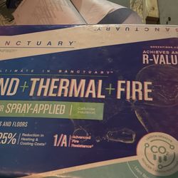 Greenfiber cellulose insulation. 