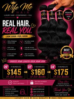 Wife Me Hair 3 Bundle Deals!!!💐 Get hair that’s 💯