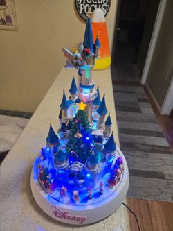 Disney Cinderella Castle Christmas Light-Up Figurine
