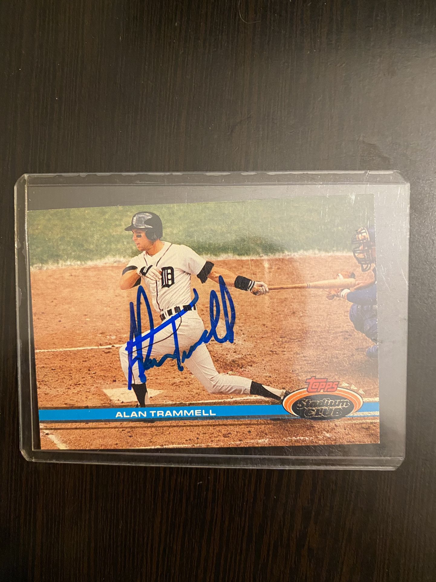 Detroit tigers Alan Trammell Autograph Baseball Card for Sale in