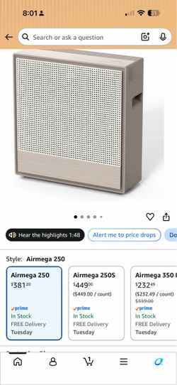 Cowaway AirMega 250 Air Filter