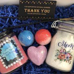 Mother’s Day Bath and candle spa box