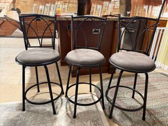 Barstools Set of 3 Good Condition