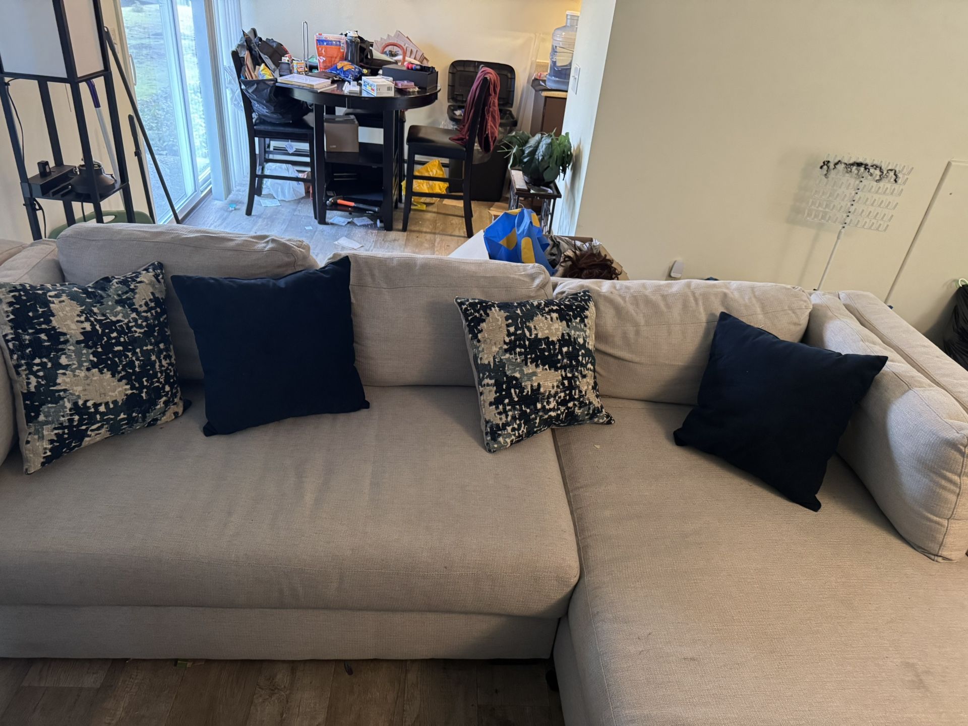 Light Grey L Sectional
