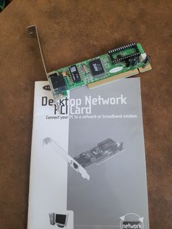 Pci Network Card. As New 100mb/s