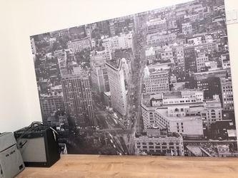 Large Black and White NYC Canvas Wall Art