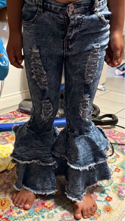 Girls Bell bottom  jeans