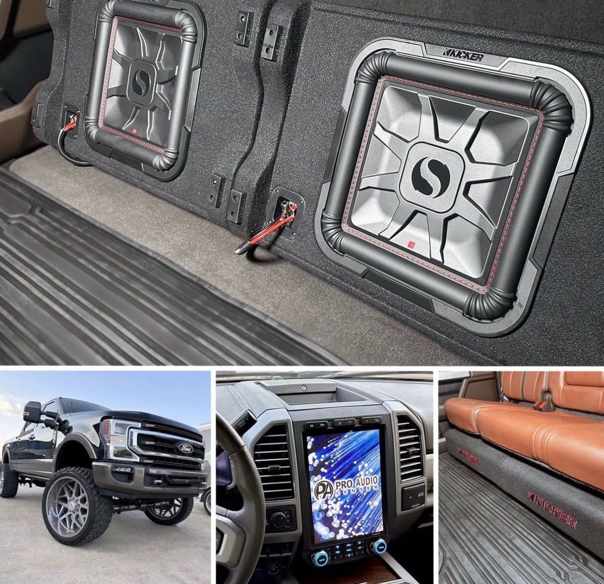 New FULL BASS PACKAGE KICKER L7T 12” installed fit single and crew cab trucks