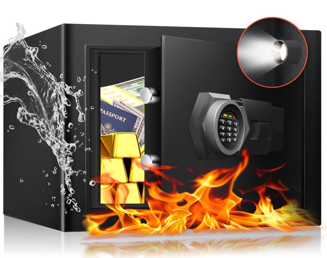Brand NEW 1 CU FT SAFE FOR GUNNS Tablets Rxs 3 Ways To Open $249 NEW BNIB