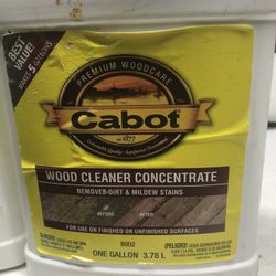 Cabot Wood Cleaner New Never Used. Renew Your Deck. You Pickup.