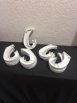 ClosetMaid Rod Bar SuperSlide Support Bracket Hanger Hook Lot Of 9