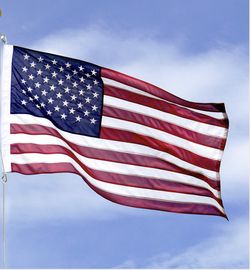 An in & Co Tough Tex 8 X12 Americans Flag Made In The Usa