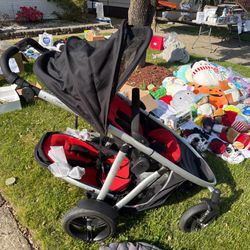 Phil and Ted’s double stroller