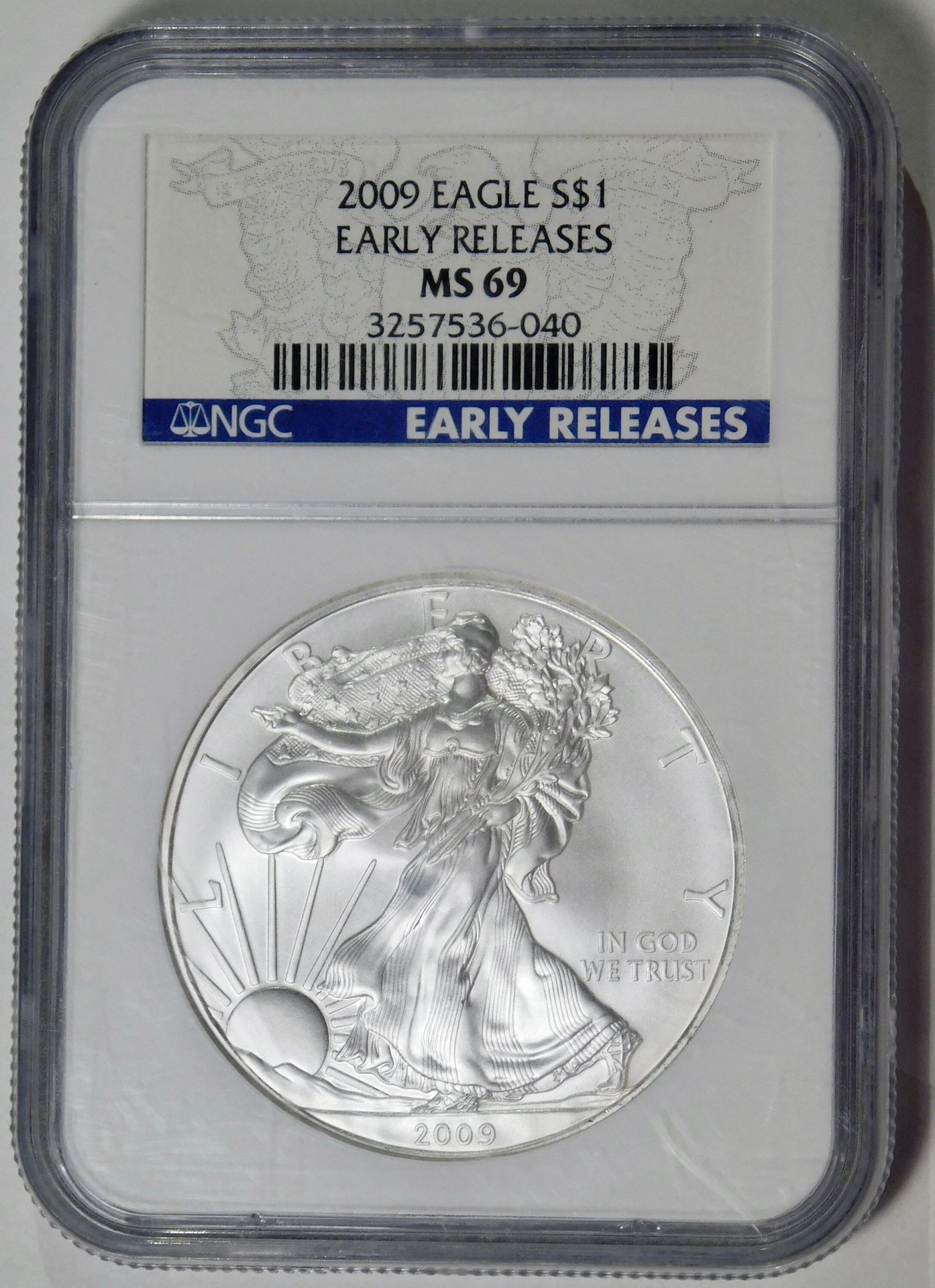 2009 American Silver Eagle MINT STATE 69