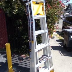 Newv25 Ft Ladder Packs Down 