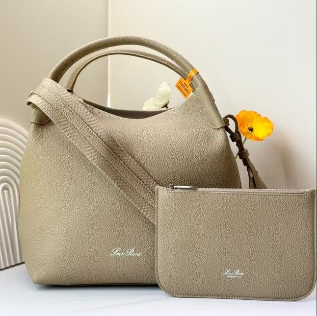 Loro Piana Shoulder Crossbody Tote Bag