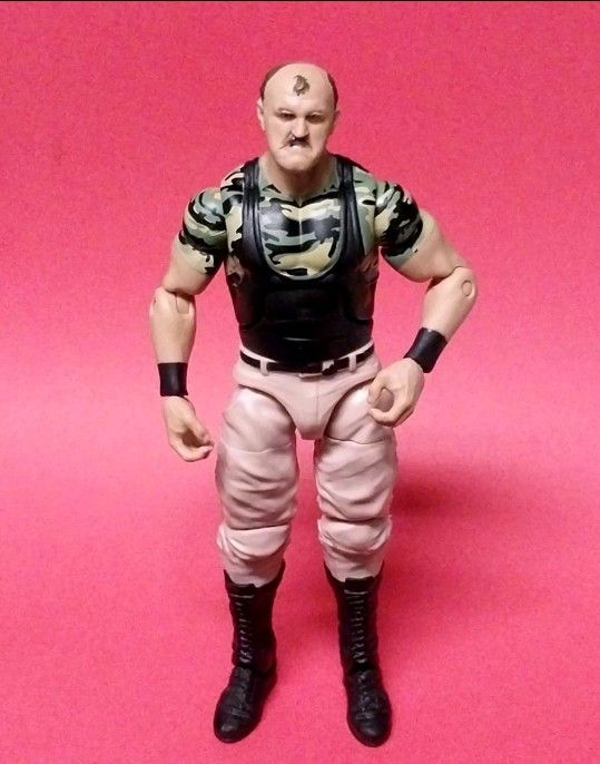 WWE SGT SLAUGHTER Action Figure MATTEL Elite Series 89 Wrestling Legend