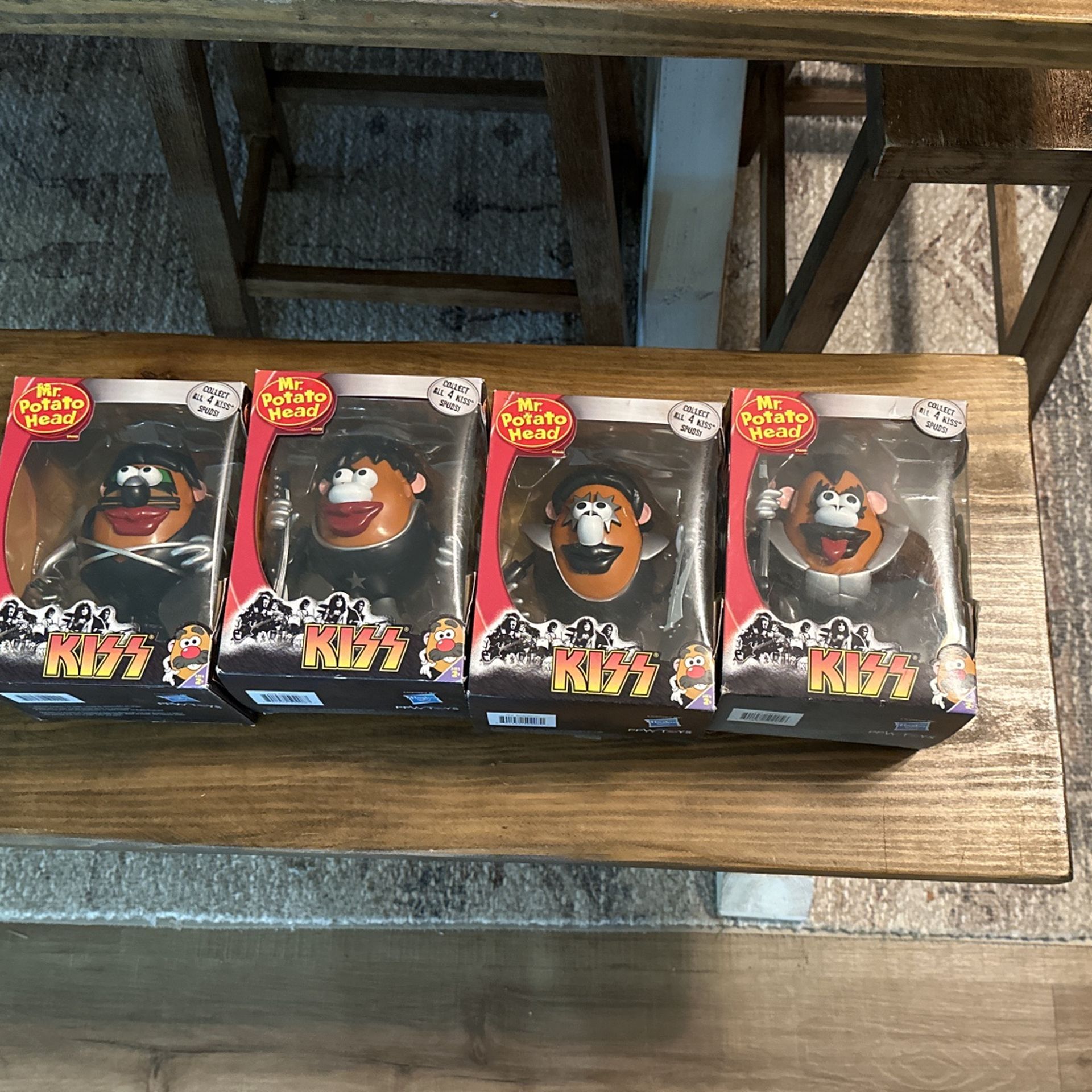 “Kiss” Mr Potato Head All Four