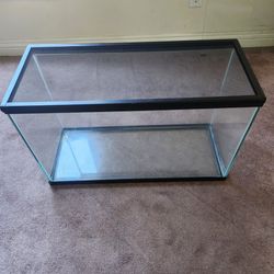 Glass Aquriam with Metal Mesh Top