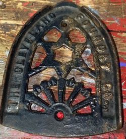Antique Iron Rest The Cleveland Foundry Co. Cast Iron Trivet (READ DESC)