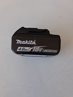 Makita 18v battery 4.0 New