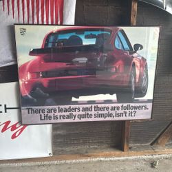 Porsche 911 Dealer Poster (39”x28”)