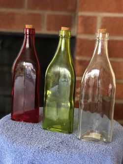 3 Glass Bottles