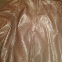 Men's Small Wilson Leather Bomber Style Jacket
