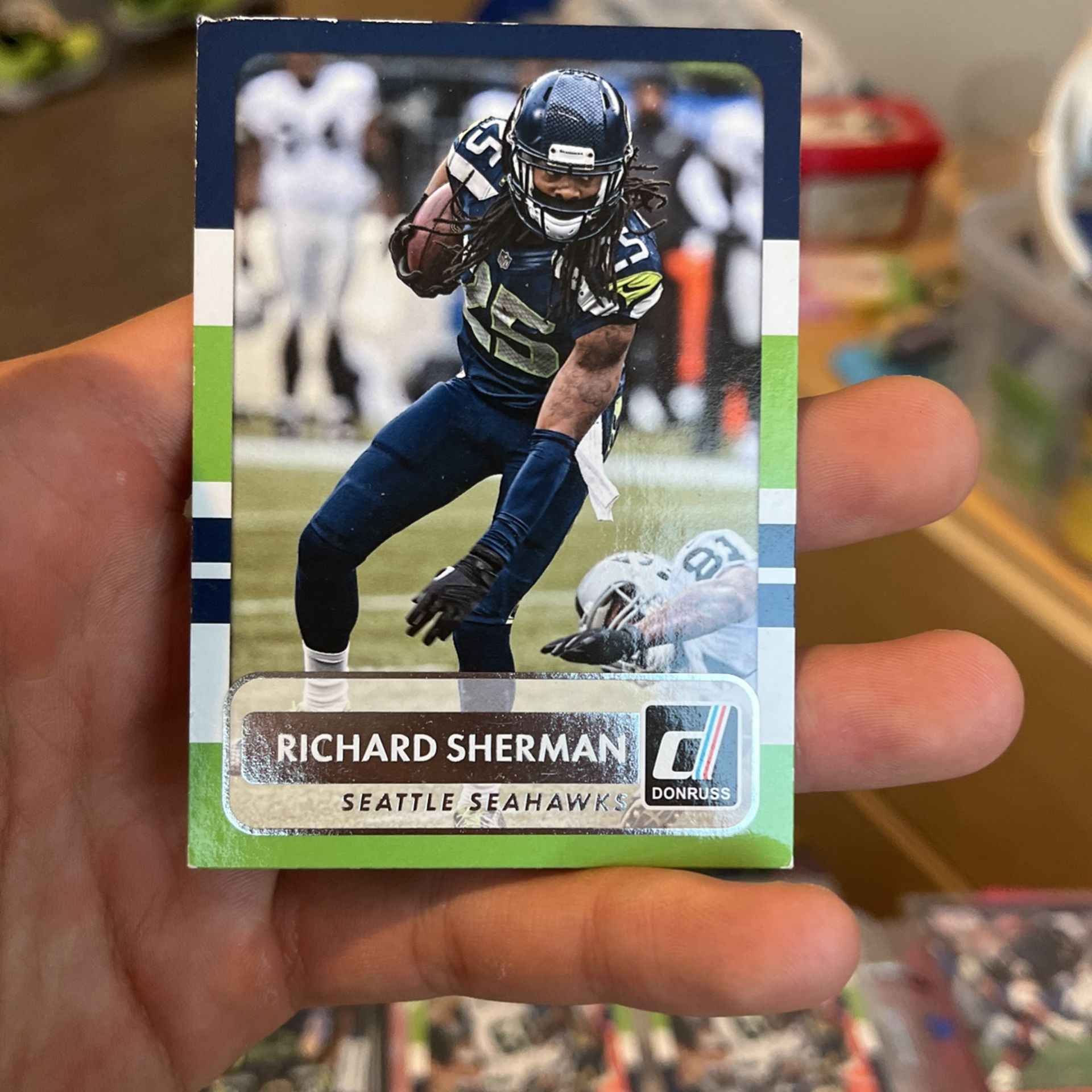 Richard Sherman Seahawks Card