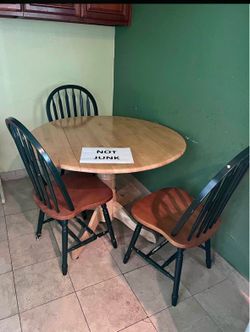Table and 3 chairs