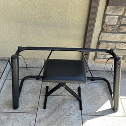 Piano keyboard stand with chair  - $20