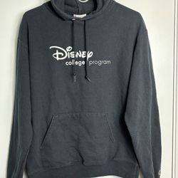 Disney College Program Cast Member Exclusive Black Pullover Hoodie Champion SZ M