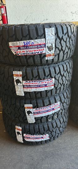 New 35/12.50/20 American Road star tires