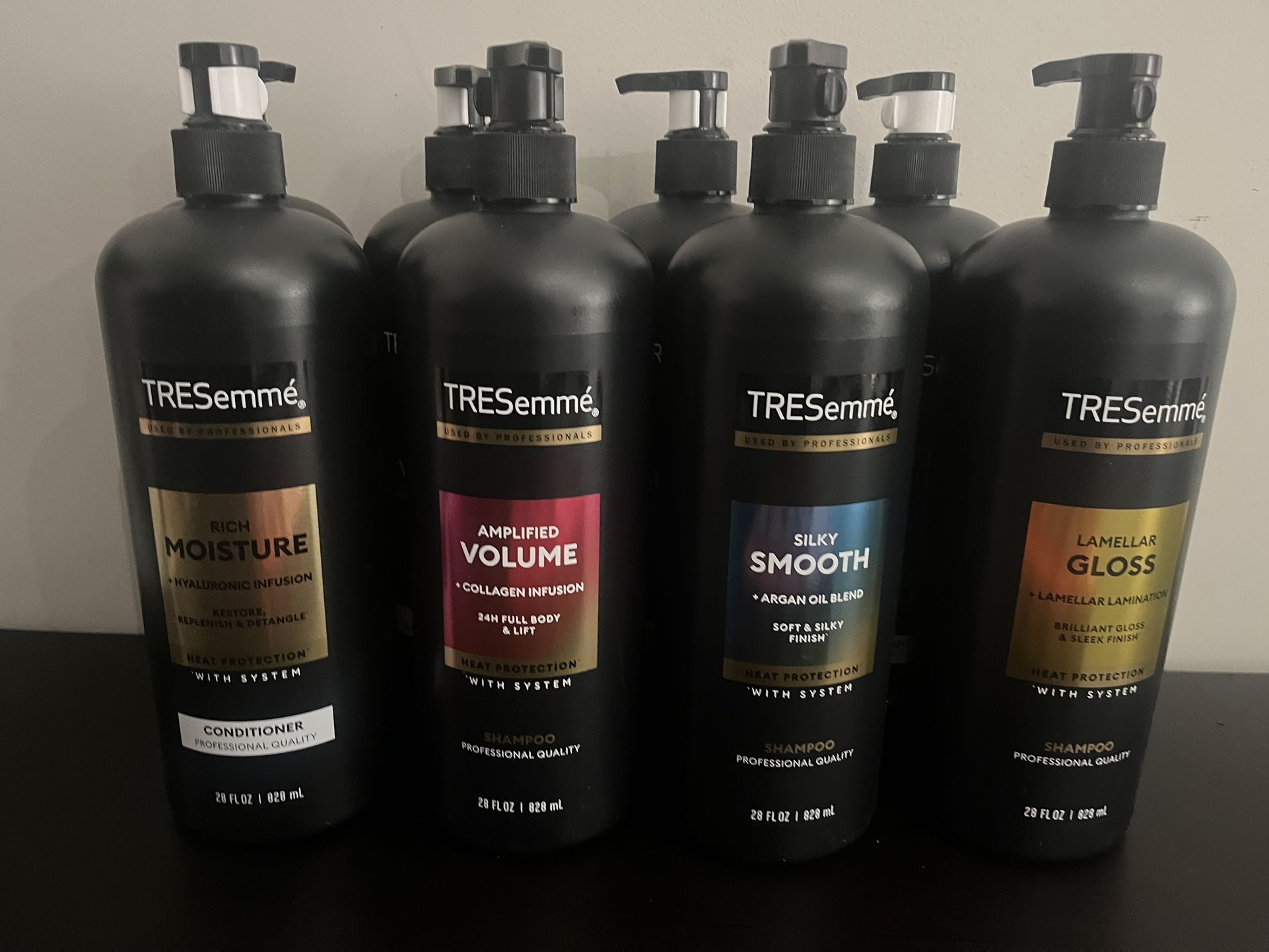 Tresemme shampoo and conditioner10×$40