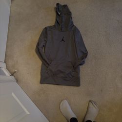 Boys Grey Jordan Sweatshirt 