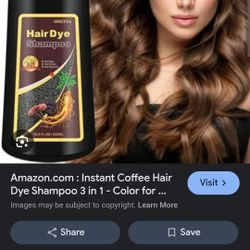 Coffee Hair Dye Shampoo