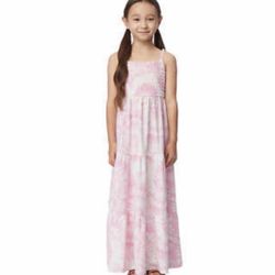 Brand New With Tags Máxi Girls Dress Size Med In Pink $10