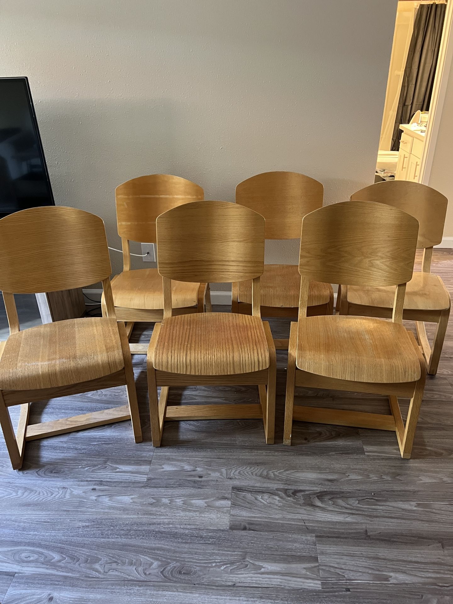 Beech Wood 2 Position Chairs