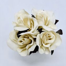 Flowers – Silk White Roses