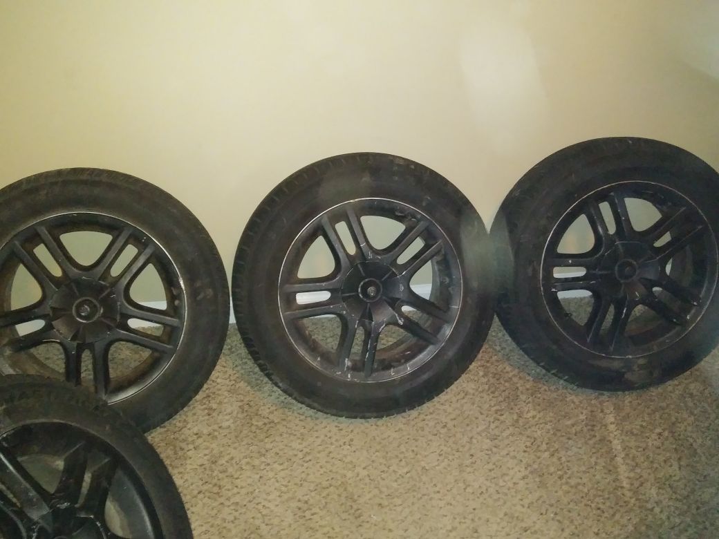 Rines 15" con llantas 90% tread left