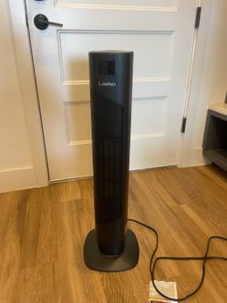 Lasko Ceramic Tower Space Heater w/ Remote – 1500W Oscillating