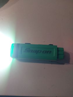 Snap on mini flashlight charge via USB c