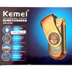 Kemei Mens Electric Shaver Trimmer Rechargeable Portable Hair Beard Shaver Razo , Different Colors 