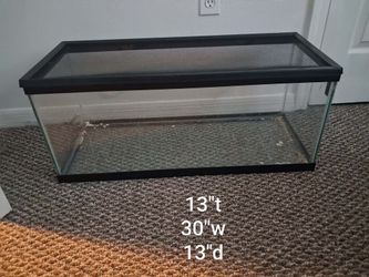 30 gallon Glass Reptile Tank