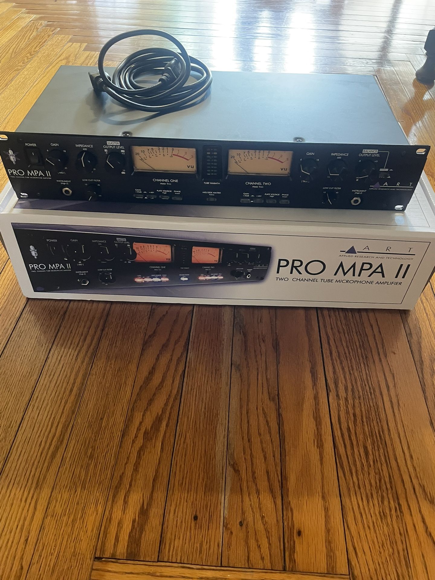 art pro mpa ll two channel microphone amp