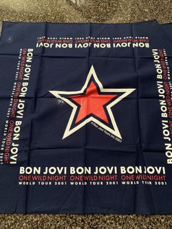 Bob jovi bandanna One wild night tour